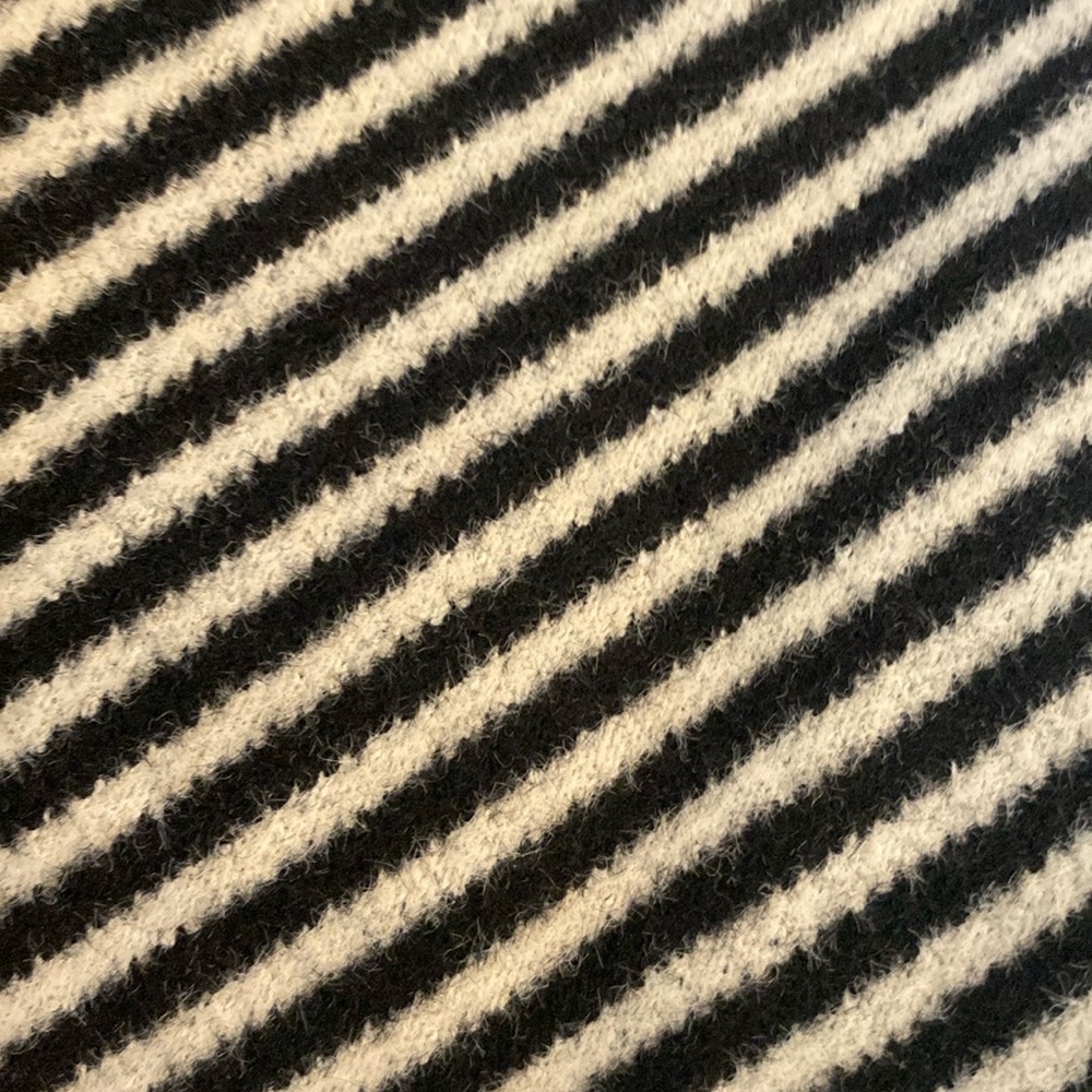 Striped Black and White Jacket - Picture 6 of 6